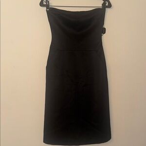 Tahari Black Strapless Sheath Dress